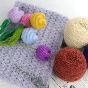 Fil mélangé fantaisie 150g, 57 couleurs, 75% polyester, 25% fil métallique, pour DIY, imitation fourrure d'écureuil - Product Image 1