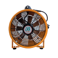 220V 50Hz ventilateur industriel portable 8 pouces ventilateur de Ventilation d'air pales en aluminium pour espace confiné Source électrique OEM pris en charge