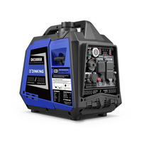 Dinking Power alimenté au gaz démarrage à rappel électrique démarrage silencieux Type Ohv moteur 3.2KW 3.5KW générateur onduleur pour le camping