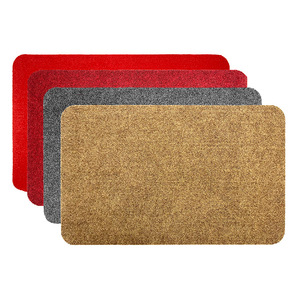 Anti Slip Solid Color Doormat Rectangle Polyester Fiber Stain Resistant Home Office Use Machine Washable - Product Image 3