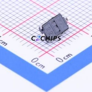 1TS002E-2500-2501-CT Tactile Switch SMD,3.7x6mm Switch Single Pole Single Throw Rectangle Button 2.5N Vertical Mount - Product Image 2