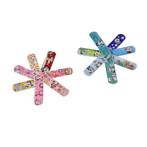 BLUENJOY Custom Print Kid Gesso Primeiros Socorros Bandaid Logotipo Personalizado <span class=keywords><strong>Band</strong></span> <span class=keywords><strong>Aid</strong></span> Gesso Médico Ferida para Gesso Adesivo Doméstico - Product Image 6