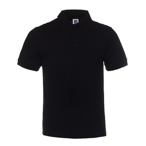 โลโก้แบบกำหนดเองสำหรับเสื้อยืดพนักงาน เสื้อปิเก้ถัก 100% ผ้าฝ้าย 220GSM ระบายอากาศได้ดี เสื้อแขนสั้นผู้ชาย สีพื้น ทรงปกติ - Product Image 6