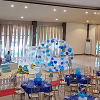 Unisex yeni varış açık şeffaf kubbe şişme kabarcık ev parti için Blower ile şeffaf çadır parti kiralama