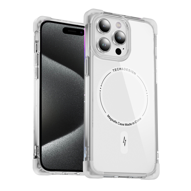 Factory Price for 12 TPU+Acrylic Shockproof Magnetic Mobile Phone Cases with Multi-function Back Cover for 12