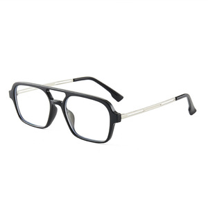 Lunettes anti-lumière bleue Qianai, monture carrée, monture intégrale, unisexe, verres PC, protection anti-UV K2 5515 - Product Image 1