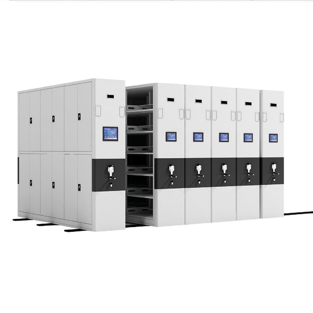 Mobile Compactor Storage System Archive Filing Cabinet Mechanical High Density Mobile Shelving Dense Cabinet Dense Rack