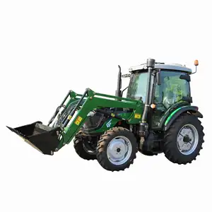 40 Hp 70hp Kèm Theo Cabin Máy Kéo Với Front End Loader Và Bucket Hệ Thống Gắn Log Loader Tuyết Blower