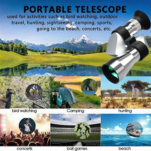 Télescope monoculaire compact 8X20 HD Mini portable Lentille multicouche pour la chasse le camping les aventures en plein air Télescope d'extérieur - Product Image 2