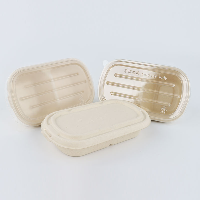 Biodegradable Leak Proof Lunch Food Packaging Disposable Paper Box Hight Quality Paper Food Container
