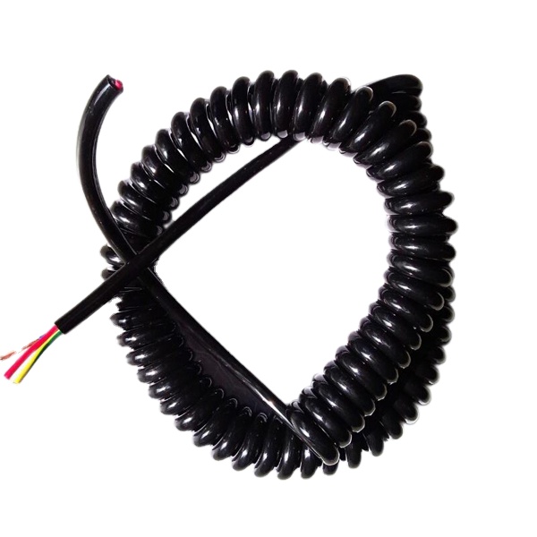 Prolunga A Spirale 4 Pin Per Rimorchio 101 Cm – CARROFIX Cavo Elettrico Universale Con Tappo Antipolvere