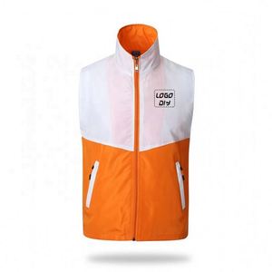 Chaleco de Trabajo de Poliéster de Secado Rápido al por Mayor de Fábrica, Chaleco Combinable a Juego de Colores, Tallas Grandes - Product Image 4