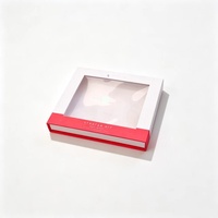 Boîte cadeau magnétique en forme de livre, personnalisée, de qualité supérieure, robuste et durable, avec fenêtre en PVC pour l'emballage d'un kit de démarrage pour les cils