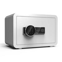 Sistema de Cerradura Digital Antirrobo, Diseño Moderno en Negro, Caja Fuerte de Seguridad de Acero para Hogar, Banco u Oficina, Protección de Objetos de Valor