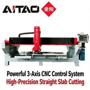 เครื่องตัดหินแกรนิต CNC 5 แกน AiTao เครื่องตัดหินอ่อนแบบสะพาน ความยาว 3200 มม. มอเตอร์ 26 กิโลวัตต์ พร้อมเกียร์สำหรับกระเบื้องหินเผา - Product Image 1
