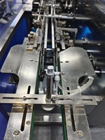 Machine d'emballage horizontale automatique à grande vitesse pour tablettes, savons, cosmétiques, boissons, masques, avec pompe à roulement PLC