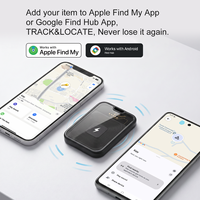 Traceur GPS intelligent anti-perte, localisateur de clés à chargement sans fil, étanche IP67, pour portefeuille, enfants, bagages, compatible iOS et Android (Localiser mon appareil)