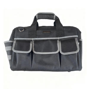 Bolsa de herramientas, bolsa de lona para herramientas, cierre de cremallera de alta capacidad, almacenamiento portátil con múltiples bolsillos GJ0011 - Product Image 2