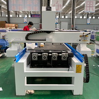 Machine de sculpture sur bois CNC à 4 axes rotatifs