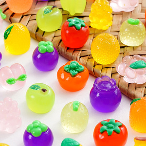 Sculpture en résine de citron et <span class=keywords><strong>tomate</strong></span> artificiels lumineux, écologique, peinte à la main, décoration DIY, accessoire cadeau de vacances - Product Image 1