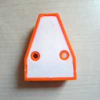Mini instrument industriel de mesure de bulle de niveau à bulle de type T portée triangulaire en plastique horizontale bidirectionnelle +/-10MM de précision