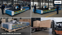Machine de découpe laser à fibre CNC avec contrôle CypCut Bus et tête de découpe BLT pour la découpe de tôles métalliques de précision