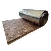 Couverture en laine de verre sans formaldéhyde à densité personnalisée, non irritante, pour l'isolation des bâtiments en Amérique du Nord, fibre de verre écologique
