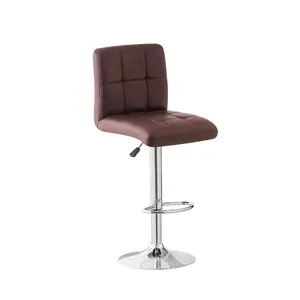 Modern Fashion Bar Chairs Kitchen Luxury Leather Stools With Lift Stairs Salon Equipment Pu Bar Stool