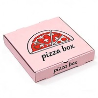 Boîte d'emballage pour pizza, crêpe, restauration rapide, à emporter, 10, 12, 15 pouces, bon marché, de qualité alimentaire, recyclable, personnalisable, vente en gros, boîte en papier