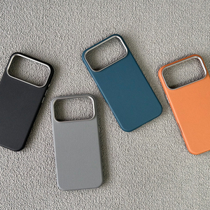 Funda de Cuero Lisa V-L06 para iPhone 17 16 15 Pro Max Air, Carcasa Magnética para Móvil, Venta al Por Mayor, Fundas para Teléfono - Product Image 4
