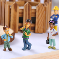 Vente en gros de 12 figurines d'action de dessin animé, pompier Sam, petites figurines d'action de dessin animé 3D, jouets pour enfants, cadeaux, ornements, dérivés d'animation