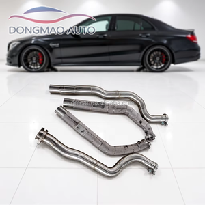 Geeignet für Mercedes Benz <span class=keywords><strong>E63</strong></span> 6.2L <span class=keywords><strong>M156</strong></span> W212 2007-2012 Hochleistungs-Edelstahl-Auspuffrohr - Product Image 1