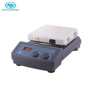 HAIJU مختبر LED عرض 10L مختبر صفيحة ساخنة محرك مغناطيسي سخان لوح تسخين كهربائي (MS7-H550-S) - Product Image 2