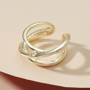 Bague géométrique de style japonais et coréen, ouverture réglable pour femme, bijoux à porter au quotidien sur l'index - Product Image 4
