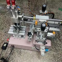 Impresora de Pantalla Plana Semiautomática de Escritorio, Máquina de Serigrafía Plana para Ropa, Plantillas, Cuero y Tela