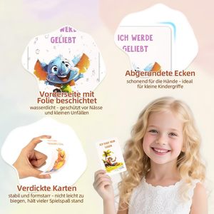 Jeux éducatifs allemands pour enfants : cartes flash d'affirmation <span class=keywords><strong>et</strong></span> d'émotion pour la chasse au trésor en plein air <span class=keywords><strong>et</strong></span> la découverte de la <span class=keywords><strong>nature</strong></span> - Product Image 4