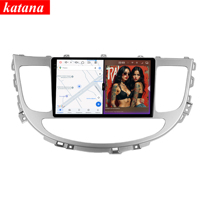Système multimédia Android 14 120W X 6CH Série Katana pour Hyundai Rohens Genesis 2008 - 2013 8+256GB Lecteur DVD Radio de voiture Navigation DVD