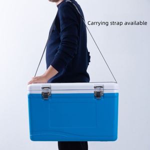 SANJIN 33L Stylish Modern Reusable Ice Cooler <b>Box</b> Portable PE Material Leak Proof Eco-Friendly Insulation Outdoor - Product Image 4