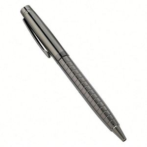 1.0Mm Gray Twist Metal Ballpoint Creative Office Stationery Student Writing Hotel Conference Promotional Business <b>Pen</b> - Product Image 1