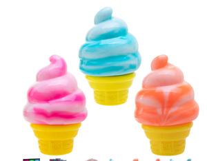 Viral <strong>Squish</strong> <strong>Toy</strong> Needoh Nice Ice Cream Cone Gradient Ice Cream Stress Relief Squeeze <strong>Toy</strong> - Product Image 2
