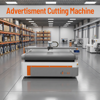 Plotter de Corte Digital Automático CNC 1625 con Cuchilla Oscilante para Cartón, Cajas de Publicidad, PVC y Acrílico