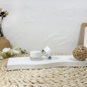 Nuevo producto Blanco Redondo 5ml 7ml 9ml Frascos de vidrio a prueba de niños con tapas CR - Product Image 2