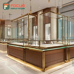 Vitrine à bijoux sur mesure avec finition stratifiée, vitrine à bijoux pour magasin commercial - Product Image 6