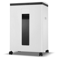 Trituradora de Papel de Oficina y Hogar, Modelo en Oferta, 10 Hojas, Corte Micro 2*8mm, Nivel de Seguridad P-5, Destruye Documentos, Tarjetas, CD, con Cesta de 25L