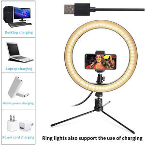 Anillo de luz avec tripied 12 18 24 pulgadas 22 pouces Profissional 360 rotación RGB selfie LED anillo de luz con soporte de trípode <span class=keywords><strong>para</strong></span> teléfono - Product Image 2