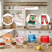 Boîtes en carton kraft personnalisées - Cartons d'expédition ordinaires rectangulaires à cinq couches pour l'emballage de cadeaux et d'artisanat, commande minimum d'une pièce