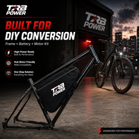 Cadre de vélo électrique TRB POWER pour conversion DIY de vélo électrique, compatible avec batterie triangulaire 135 mm, cadre VTT haute puissance