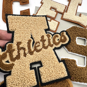 Patch en chenille à transfert thermique haute résolution, prix d'usine, patch DTF personnalisé - Product Image 1