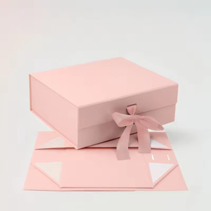 Caja de Regalo de Cartón Plegable con Cinta y Logotipo Personalizado, Caja de Embalaje con Cierre Magnético para Zapatos y Ropa, Caja de Regalo para Días Festivos - Product Image 5