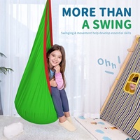 WOQI 51 Prêt à expédier, chaise suspendue gonflable pour enfant, siège en forme de coquille pour enfant, balançoire pour intérieur et extérieur